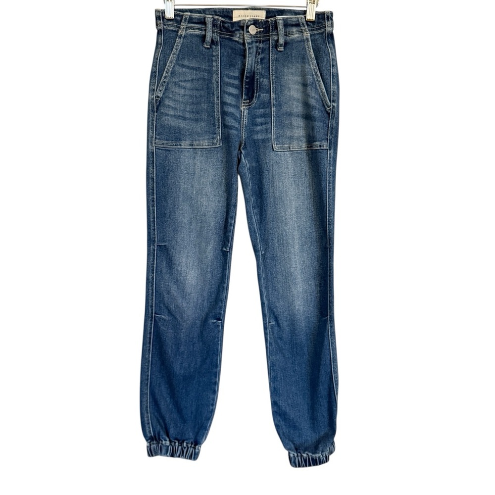 Risen Jeans Style RDP5652 | Utility Cargo Jogger Denim Pants Women’s Size 1/25